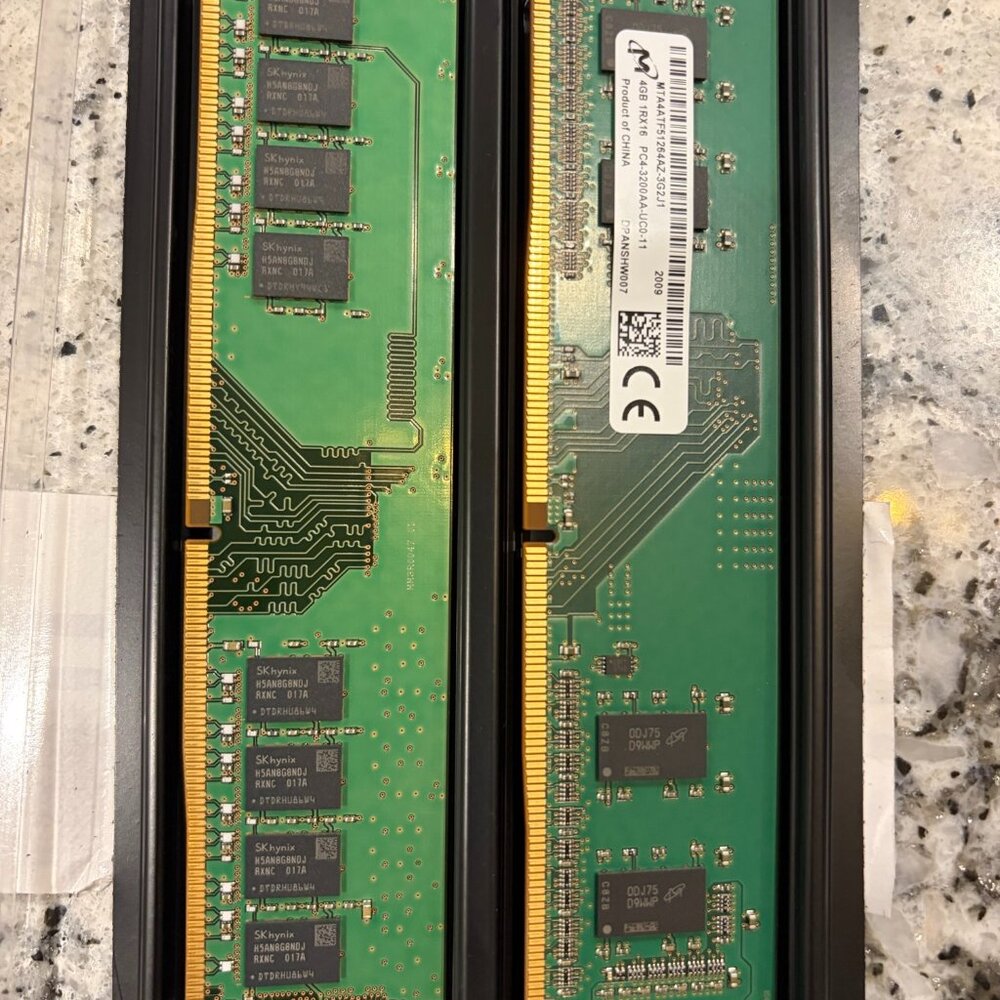 RAM Sticks, 4GB, 8GB